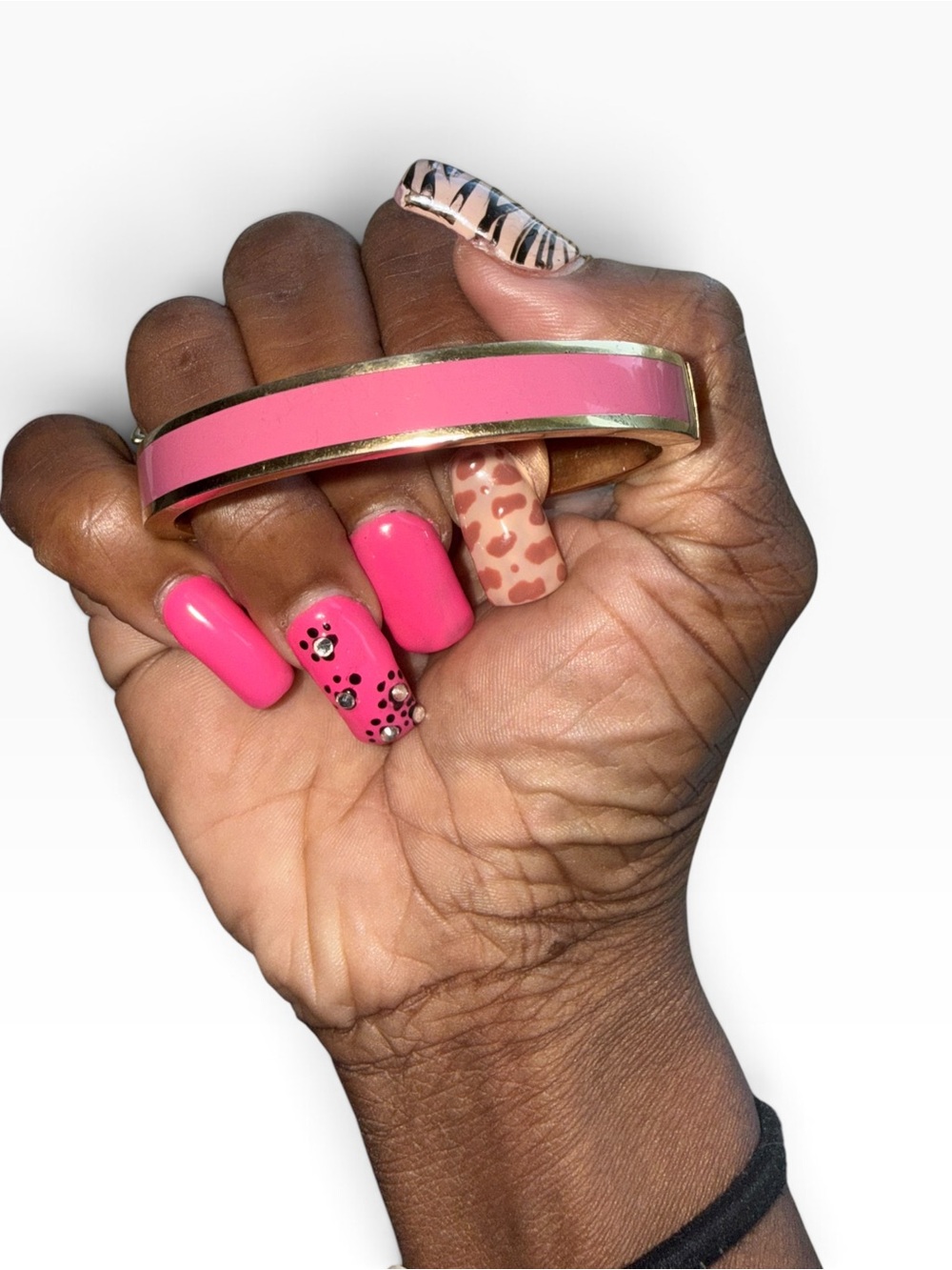 Pink Coach Bracelet Medium Wrist